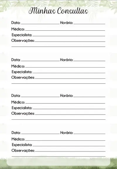 Caderneta de Vacina Personalizada Atualizada