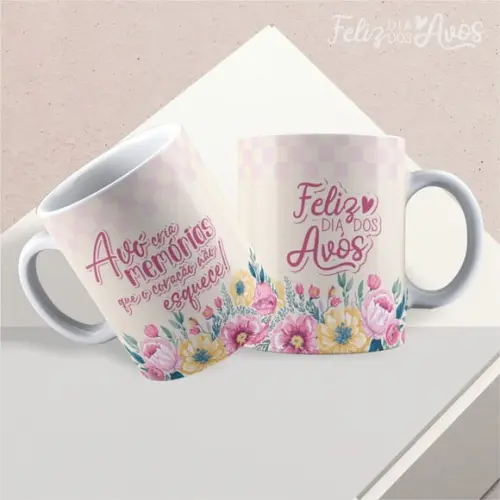 Canecas de Cerâmica Dia dos Avós