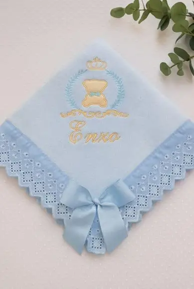 Mantinha Cobertor para Bebê Personalizada