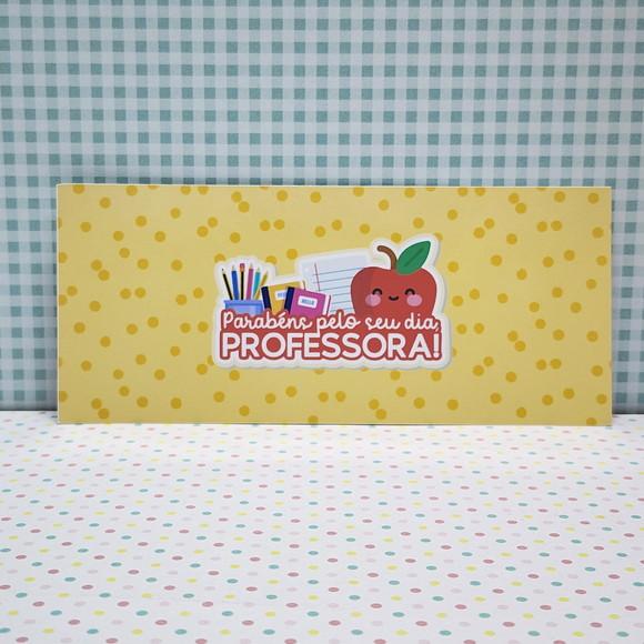 Rótulo Adesivo para Chocolate 90g Presente Professora