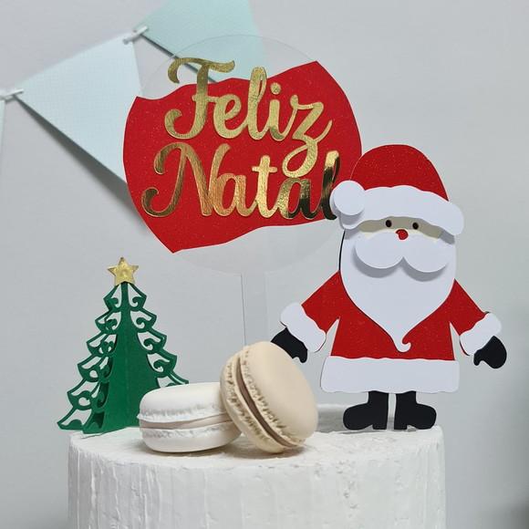 Topo de Bolo Especial de Natal