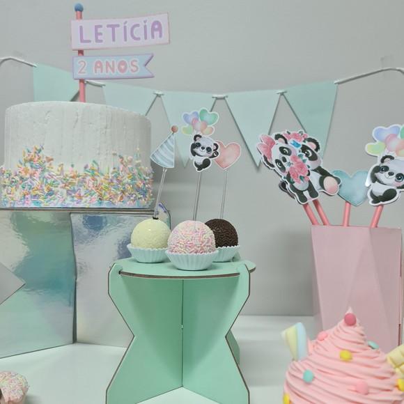 Mini Festa Panda Kit De Papelaria Para Festinha
