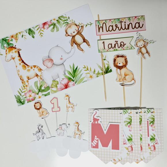 Festa Básica Kit De Papelaria Para Festinha Tema Safari