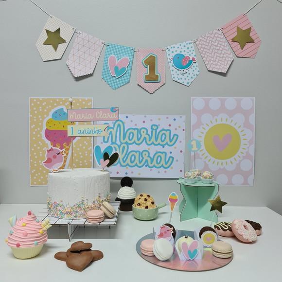 Big Party Kit De Papelaria Para Festinha Tema Candy Colors
