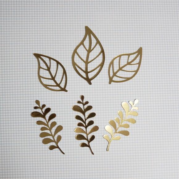 6 folhas em papel metálico para decoração de bolos