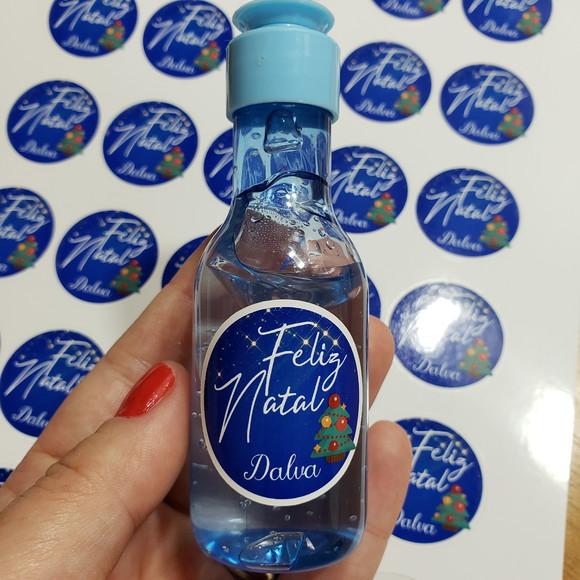40 Rótulos Adesivos de 3cm Personalizados Tema Natal