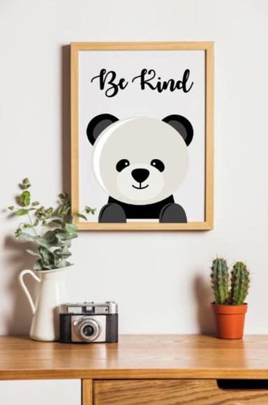 Pôster Digital Arquivo para impressão A4 Frases Be Kind