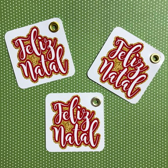 15 Tags para Presentes de Natal 5 cm