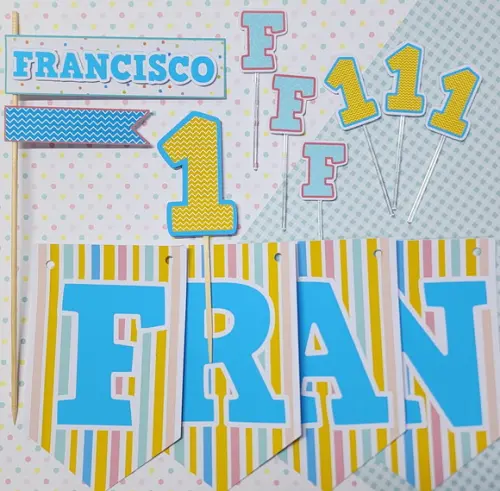 Mini Festa Kit de Papelaria para Festinha em Casa