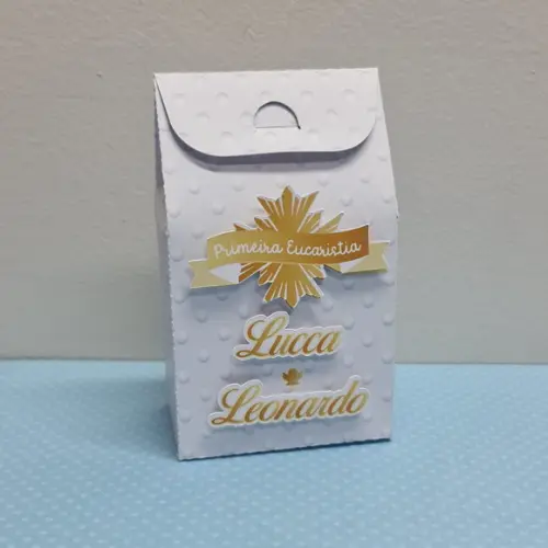 Caixinha para Bombons Lembrancinha Primeira Eucaristia