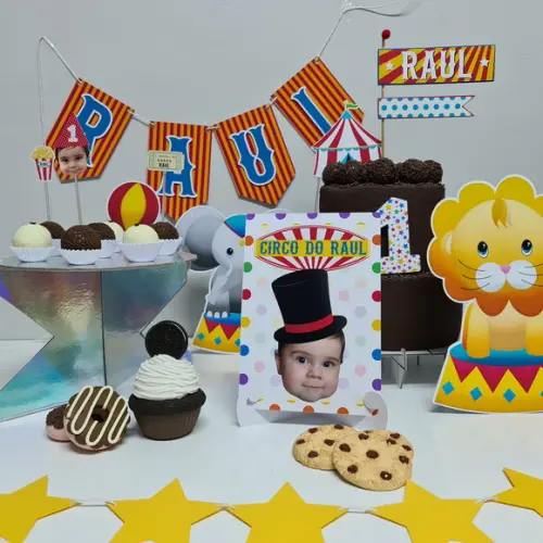Big Party Kit De Papelaria Para Festinha Tema Circo