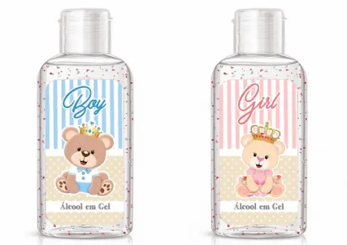 15 Rótulos Adesivos Personalizados Para Álcool Chá Revelação