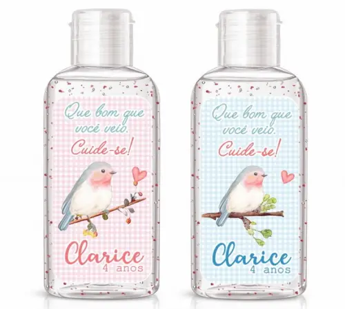 15 Rótulos Adesivos Personalizados Para Álcool Em Gel