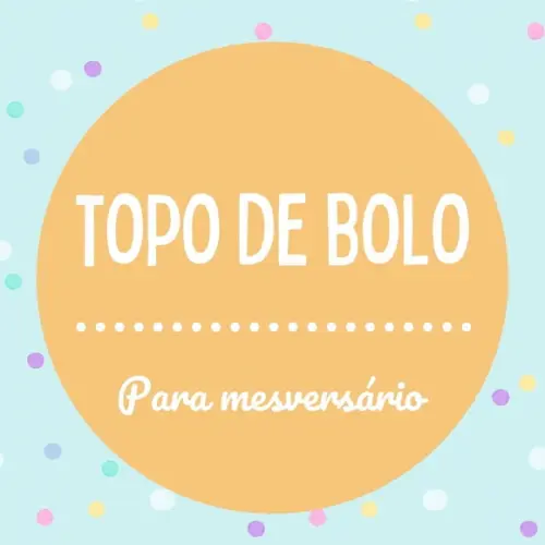 Topo de Bolo Personalizado para Mesversário