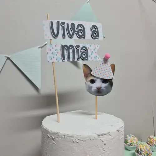 Topo de Bolo para Festinha de Pet