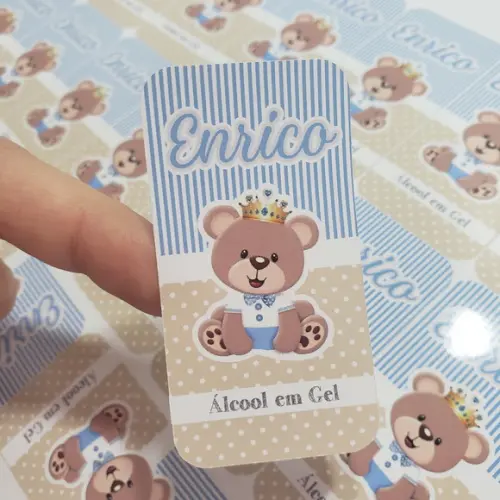 15 Rótulos Adesivos Personalizados para Álcool em Gel