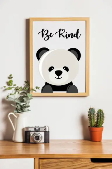 Pôster Digital Arquivo para impressão A4 Frases Be Kind