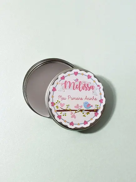 15 Rótulos Adesivos de 5cm Personalizados Tema Jardim