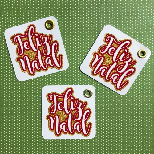 15 Tags para Presentes de Natal 5 cm