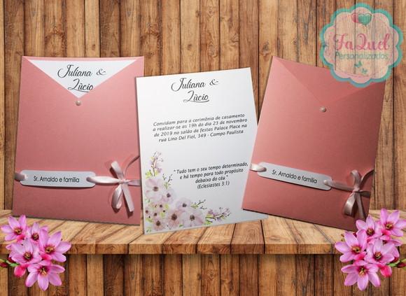 Convite com Tag e Envelope
