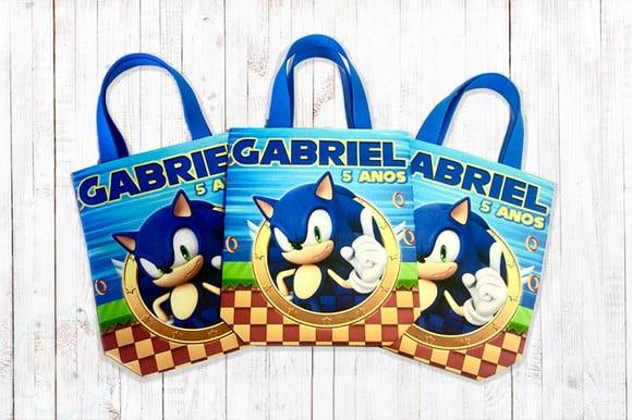 Sacolinha Personalizada Sonic