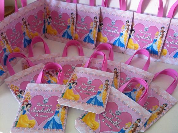 Sacolinha Princesas Personalizada