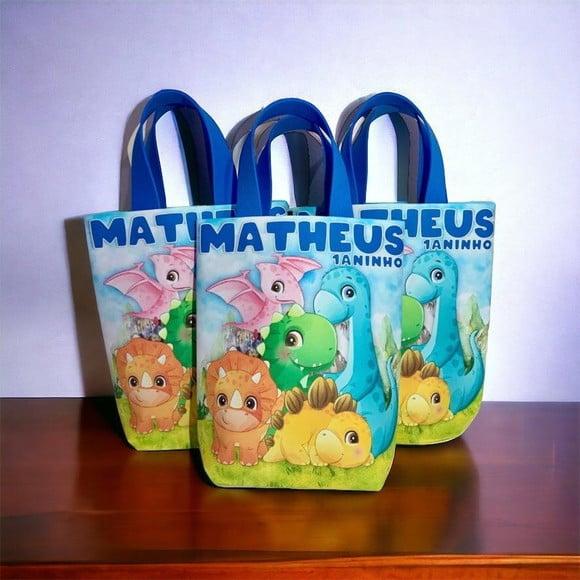 Sacolinha Dinossauro Baby Personalizada