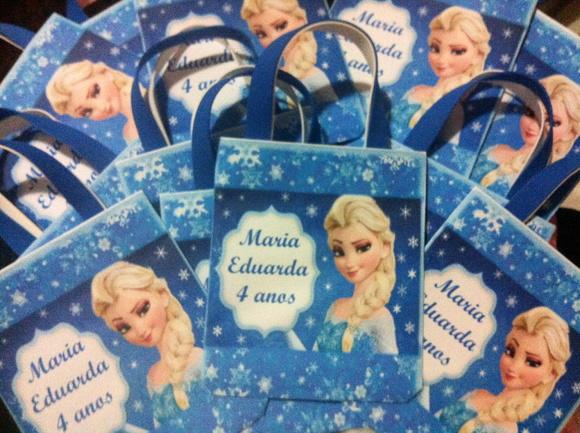 Sacolinha Personalizada Frozen