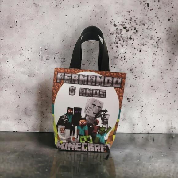 Sacolinha Personalizada Minecraft