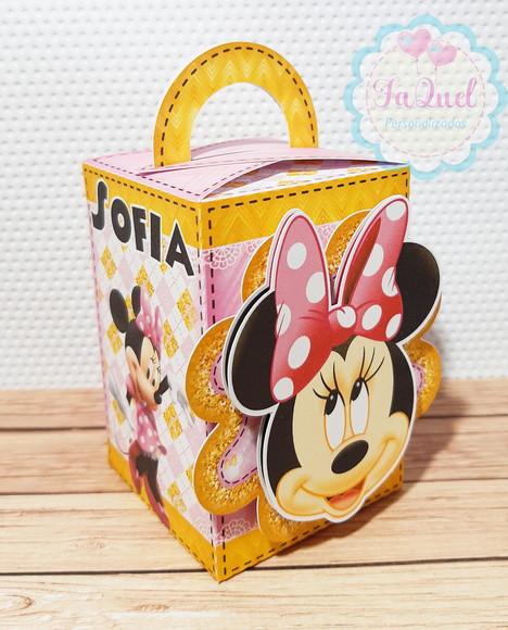 Caixa com Alça Alta Minnie