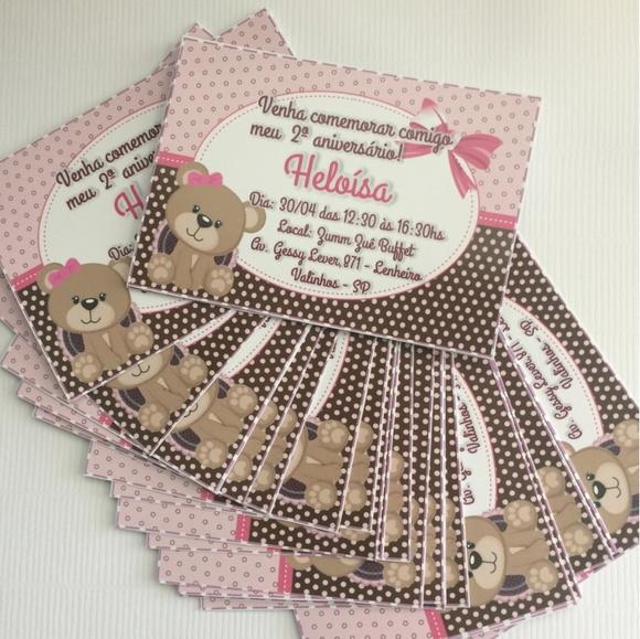 Convite Personalizado 10x7cm