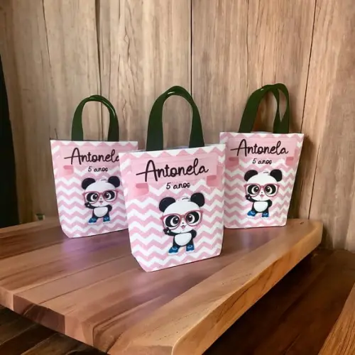 Sacolinha Personalizada Panda