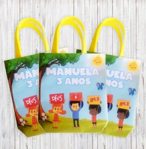 Sacolinha Três Palavrinhas