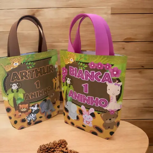 Sacolinha Personalizada Safari