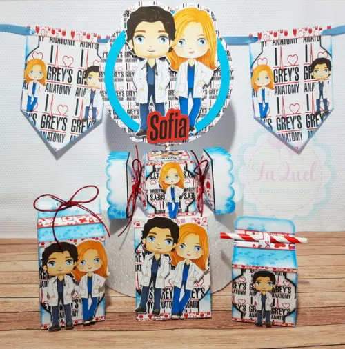 Caixinhas Greys Anatomy (unidade)