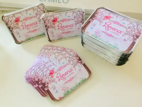 Adesivo para Marmitinha Jardim dos Passarinhos 220g