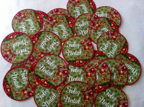 Adesivos Natalinos 5cm 30unidades