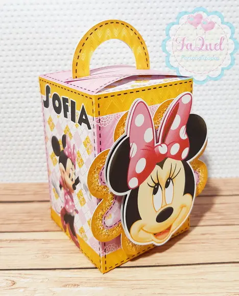 Caixa com Alça Alta Minnie