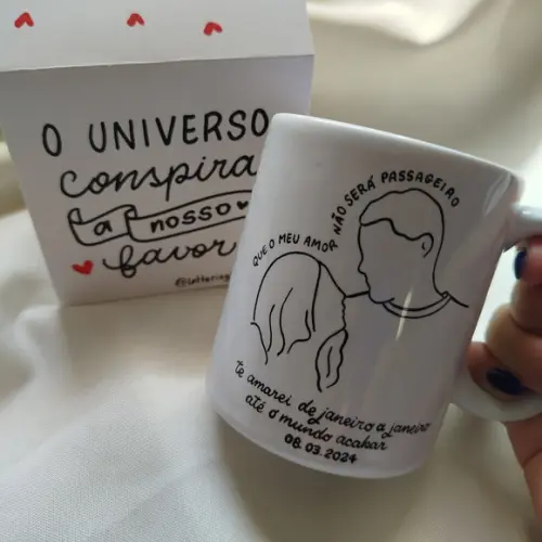 Caneca com Desenho da Foto