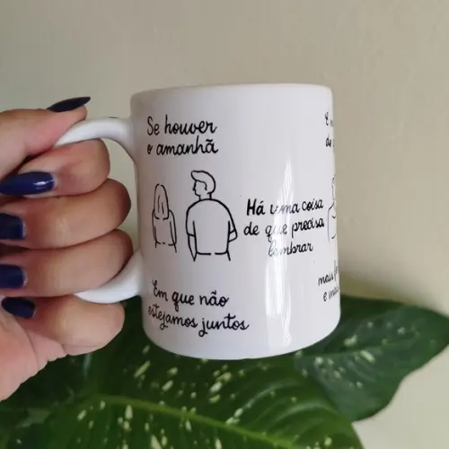 Caneca Porcelana se Houver o Amanhã