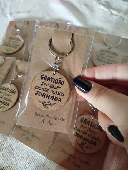 Chaveiro em mdf 50 Unidades