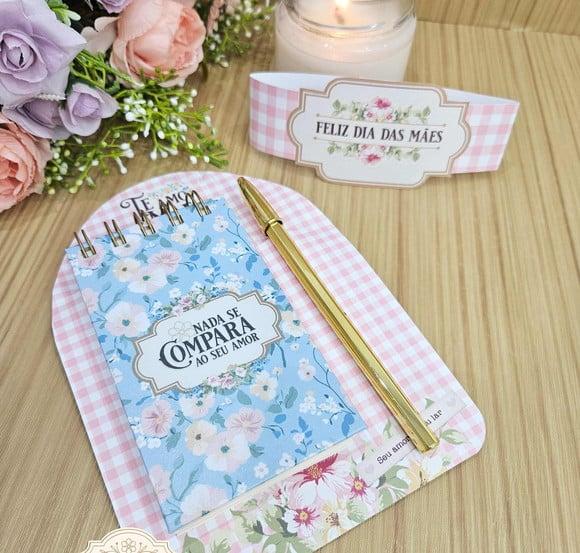 Bloquinho Dia das Mães com Card e Caneta