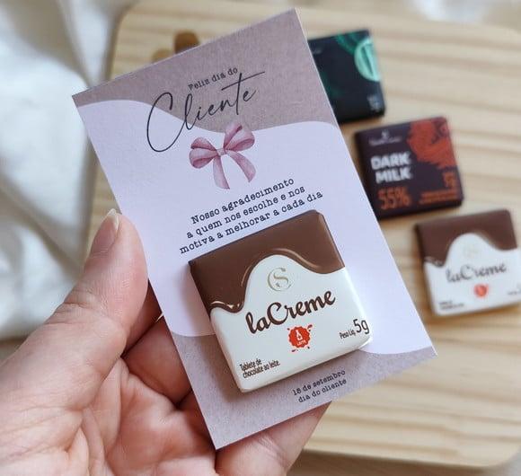 Card com Tablete Cacau Show- Dia do Cliente
