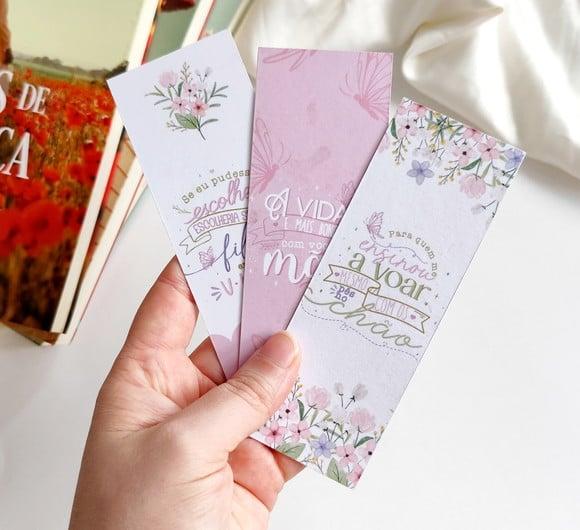 Marca Página Frases Dia das Mães 5x14cm