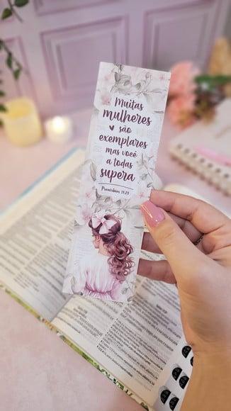 Marca Página Dizeres Bíblicos Dia das Mulheres