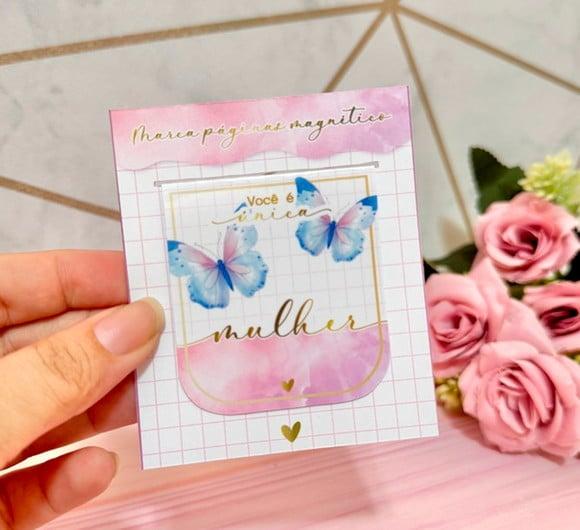Marca-páginas com Imã - Dia da Mulher