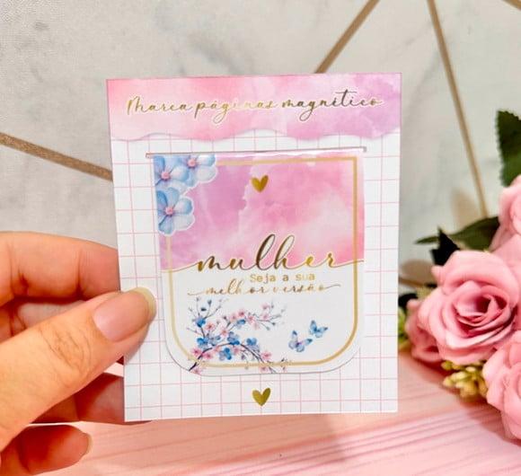 Marca-páginas com Imã - Dia da Mulher