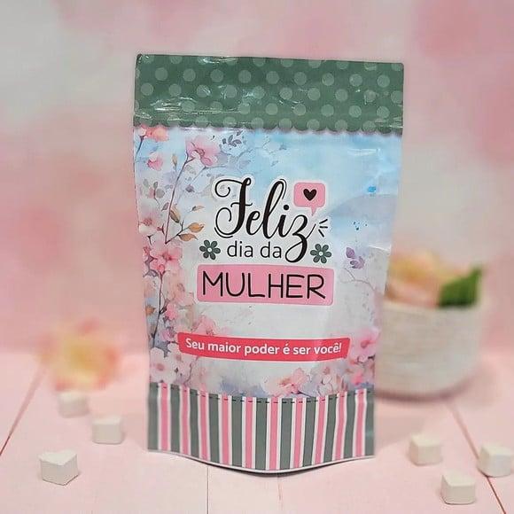 Saco Zip Lock Feliz Dia da Mulher