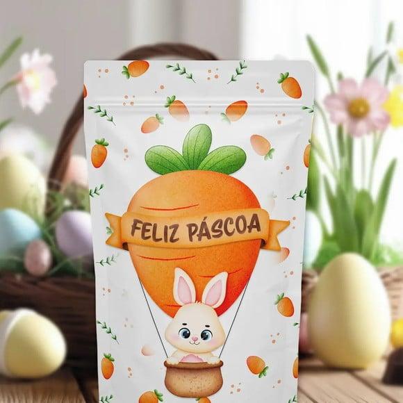 Saco Zip Lock Páscoa - Cenourinha
