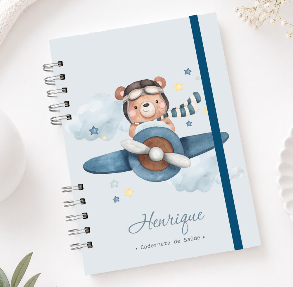 Caderneta de Saúde Vacinação do Bebê | Personalizado | Menino